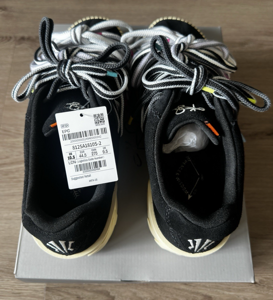 ANTA Kai 1 Style Hela Roots Tribe Shoes Black Hélà Kyrie Irving Size 10.5 Men's