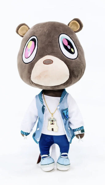 Kanye West Graduation Bear | Plush Toy | Rare | Ye | GOAT | Pink Polo| Donda