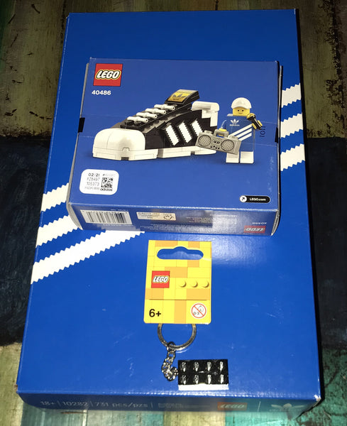 LEGO 10282 Adidas Originals Superstar + LEGO 40486 + KeyChain | LIMITED EDITION
