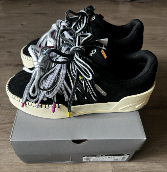 ANTA Kai 1 Style Hela Roots Tribe Shoes Black Hélà Kyrie Irving Size 10.5 Men's
