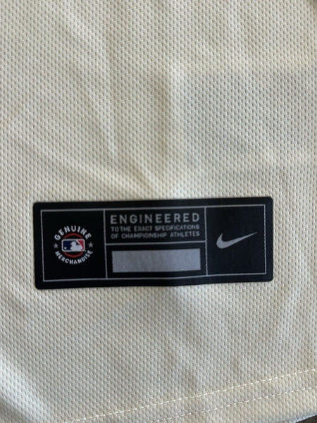 Nike Authentic San Francisco Giants Cream MLB Baseball Jersey Men's Sz: L NWOT