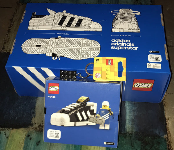 LEGO 10282 Adidas Originals Superstar + LEGO 40486 + KeyChain | LIMITED EDITION