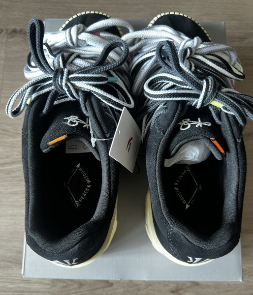 ANTA Kai 1 Style Hela Roots Tribe Shoes Black Hélà Kyrie Irving Size 10.5 Men's