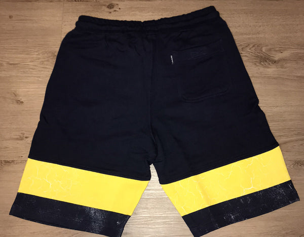 Staple Pigeon Sweatshorts LOT | Navy Grey Yellow | Size: Large | NWT