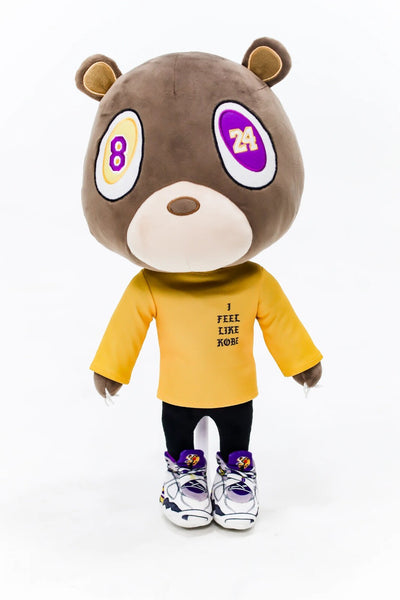 Kobe Bryant x Kanye West Bear | I FEEL LIKE KOBE | 18" Plush Toy| Rare| 8/24 RIP