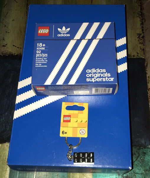 LEGO 10282 Adidas Originals Superstar + LEGO 40486 + KeyChain | LIMITED EDITION