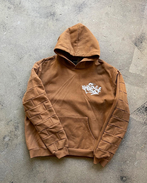 Menace Los Angeles "BRICK ALLEY-WALL" GRAFFITI HOODIE | Size Large | Rare | OBO