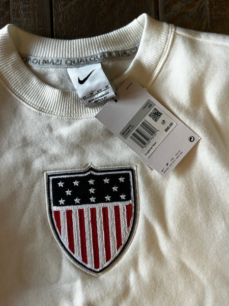 Nike Team USA Phoenix Fleece Womens CrewNeck Sweatshirt | Size: XS | FN0982-133