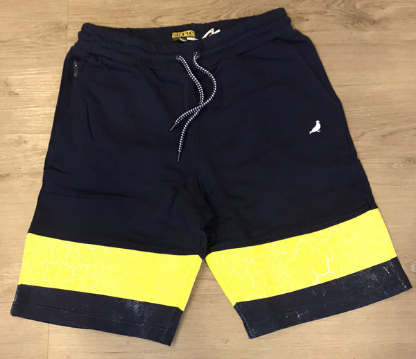 Staple Pigeon Sweatshorts LOT | Navy Grey Yellow | Size: Large | NWT