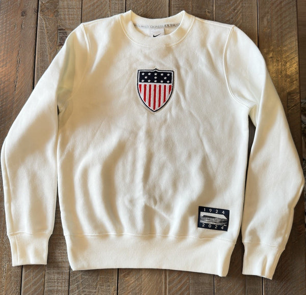 Nike Team USA Phoenix Fleece Womens CrewNeck Sweatshirt | Size: XS | FN0982-133