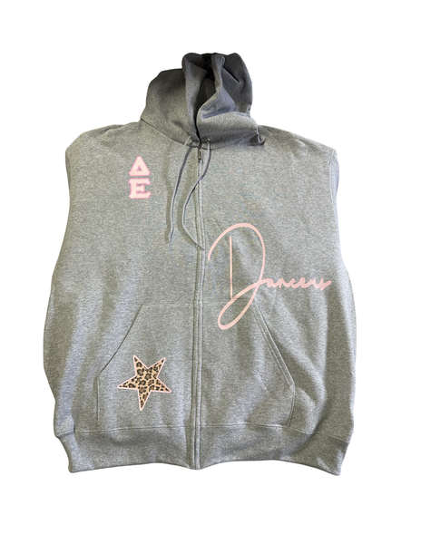 Gildan Youth Greek Zip-Up Hoodie