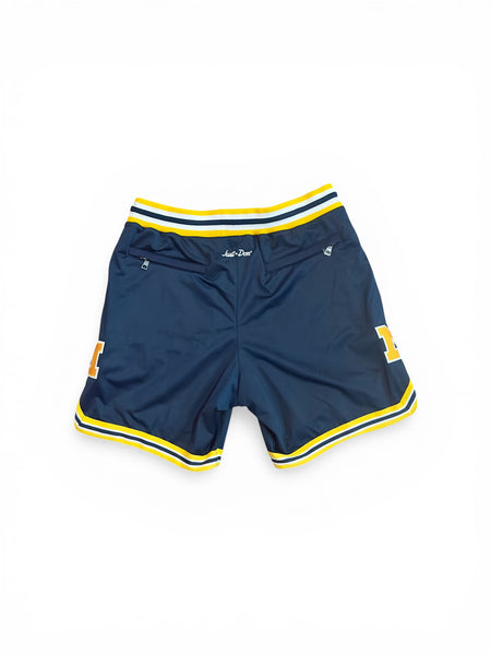 Michigan Wolverines Mitchell & Ness 1991 Just Don Shorts - Navy