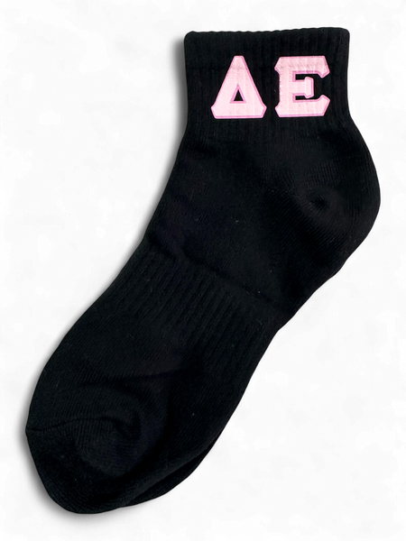 Greek Letter Socks