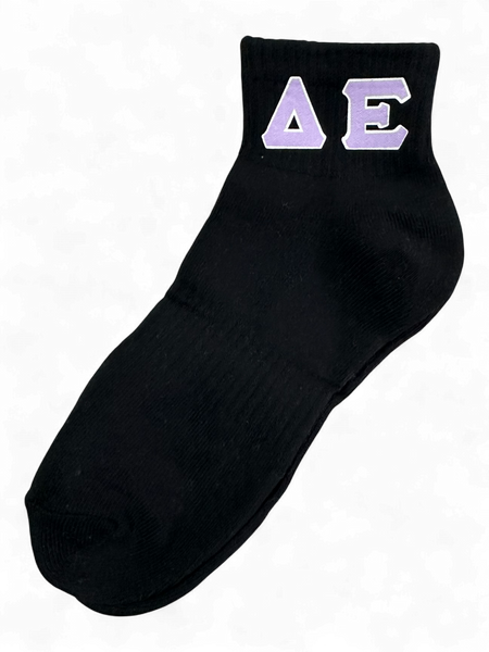 Greek Letter Socks