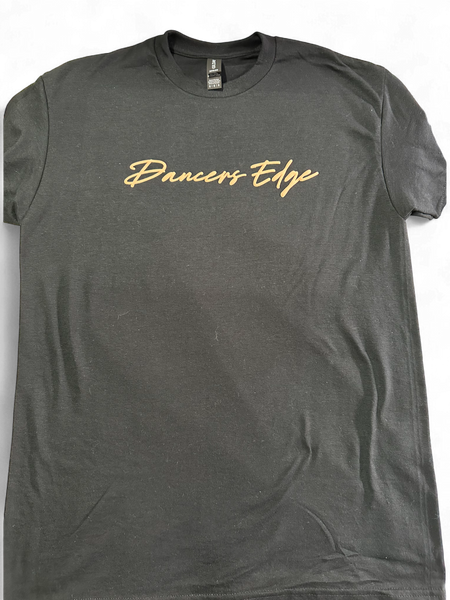 DE Script Tee - Black/Brown