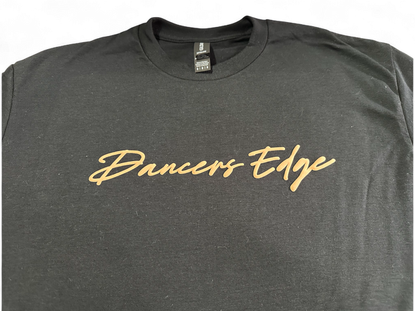 DE Script Tee - Black/Brown