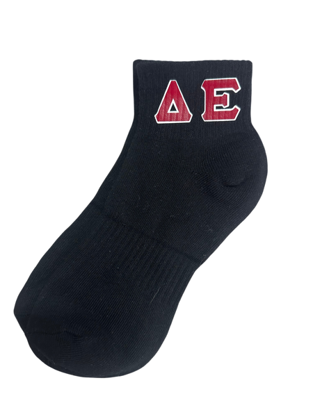 Greek Letter Socks