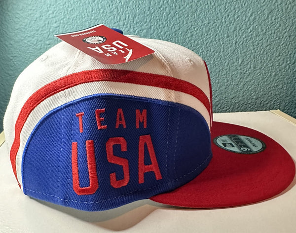 New Era Team USA Snapback Hat Cap 2024 Olympics Rare 9fifty 