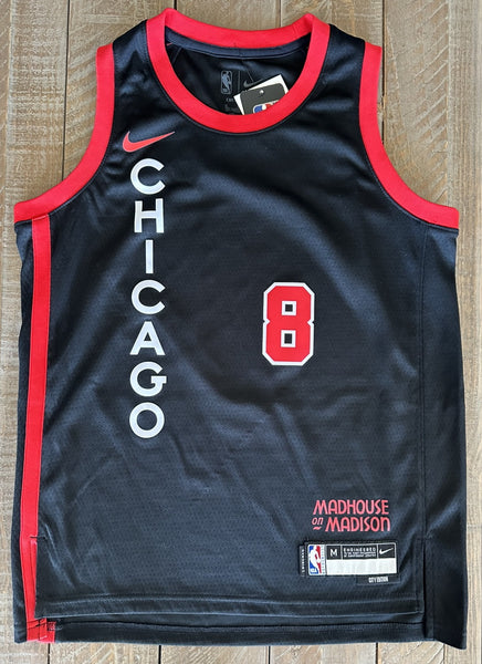Nike Zach Lavine Chicago Bulls NBA City Edition Youth Medium Swingman Jersey 