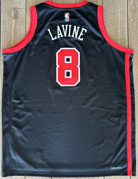 Nike Zach Lavine Chicago Bulls NBA City Edition Youth Medium Swingman Jersey 