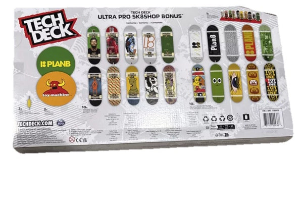 NEW Tech Deck Ultra Pro SK8Shop Bonus Set with 20 Exclusive Skateboards | PlanB