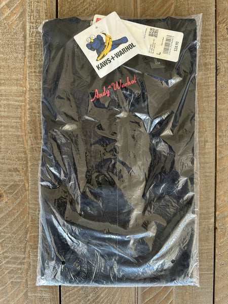 Uniqlo Kaws x Andy Warhol Black T-Shirt | Graphic Tee | Size:Large | NWT/DS