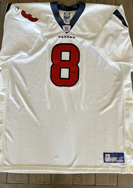 DAVID CARR HOUSTON TEXANS NFL REEBOK JERSEY 56 VTG AUTHENTIC 2002 SEWN! OBO